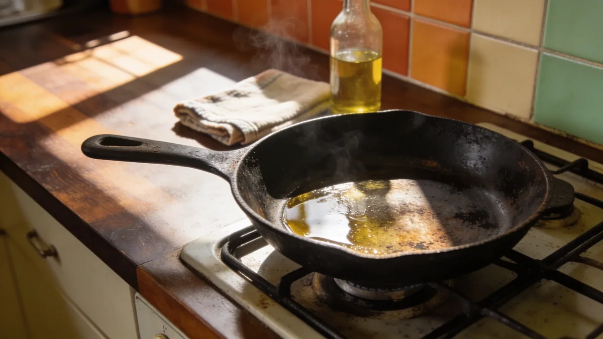 Cast Iron Seasoning: What the Black Layer Is Made Of